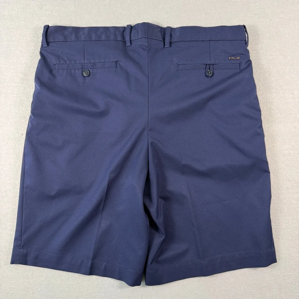 RLX Ralph Lauren Golf Shorts Mens 36 Tan Navy Performance Activewear Pack of 2